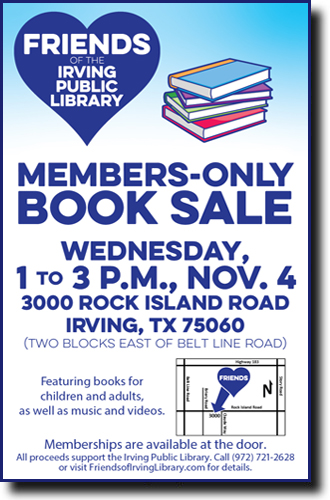 1st Wednesday Book Sale