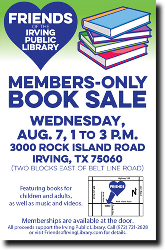 August Members Only Book Sale