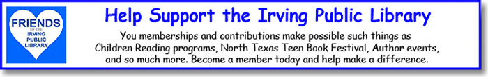 Help support the friends of the iIrving Library